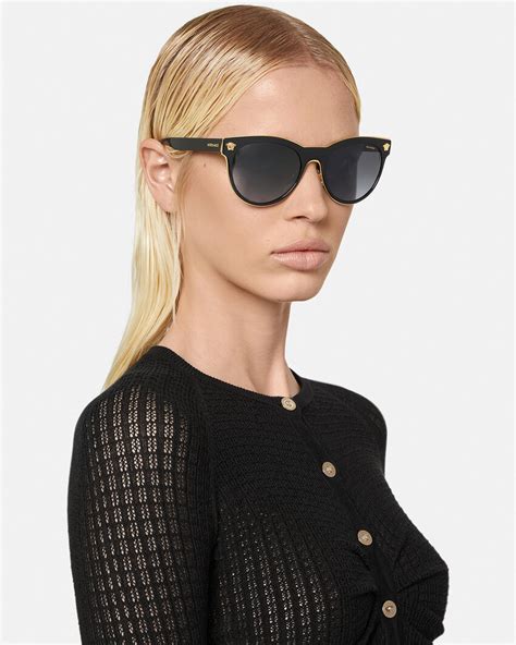 versace crystal charm sunglasses|Versace Sunglasses for Women .